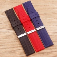 watch accessories silicone strap 24mm pin buckle mens watch strap suitable for all brands waterproof