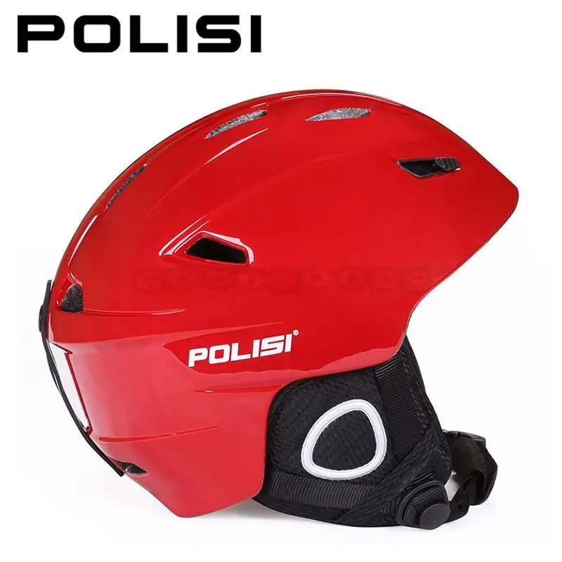 POLISI Лыжный Сноуборд Снежный шлем сверхлегкий для мужчин и женщин Зимний спорт на