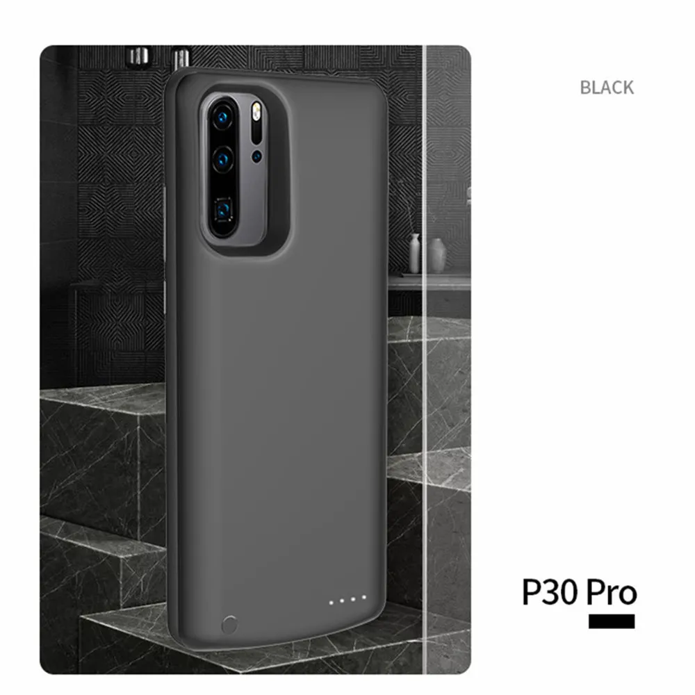 6500 мАч Мобильный Внешний аккумулятор зарядное устройство для huawei P30 чехол Зарядное устройство 6800 мАч чехол Зарядное устройство для huawei P30 Pro