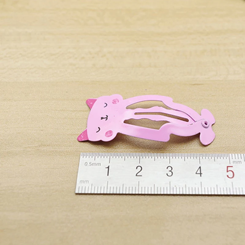 6 Pcs/set Children Cartoon Hair Accessories Headwear Set New Cute Animals Hairpins Metal Printing Barrette Dog Lion BB Clips | Детская