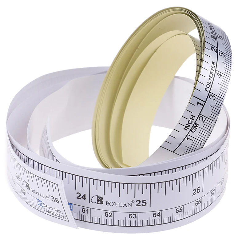 

1Pc Practical New 90/151cm Self Adhesive Metric Measure Tape Vinyl Ruler For Sewing Machine Sticke