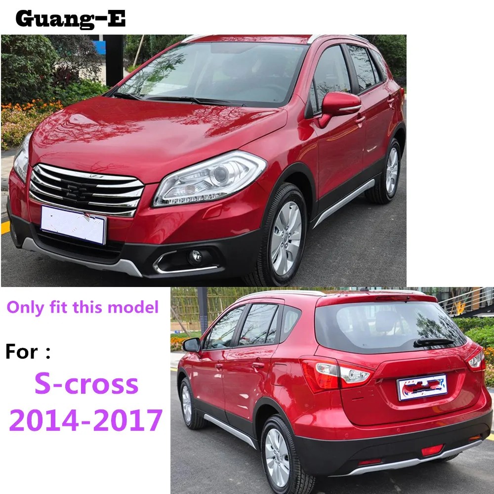 Накладка на порог двери из нержавеющей стали 4 шт. для Suzuki S Cross Scross SX4 2014 2015 2016 2017|scuff