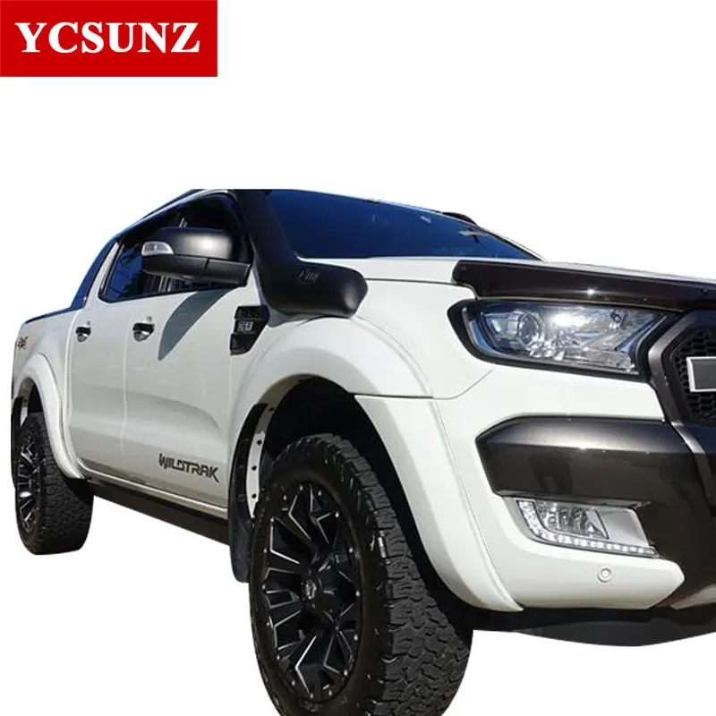 6 дюймов белый арок расширения Арки Брызговики для Ford Ranger T7 Wildtrak кабина с двумя рядами