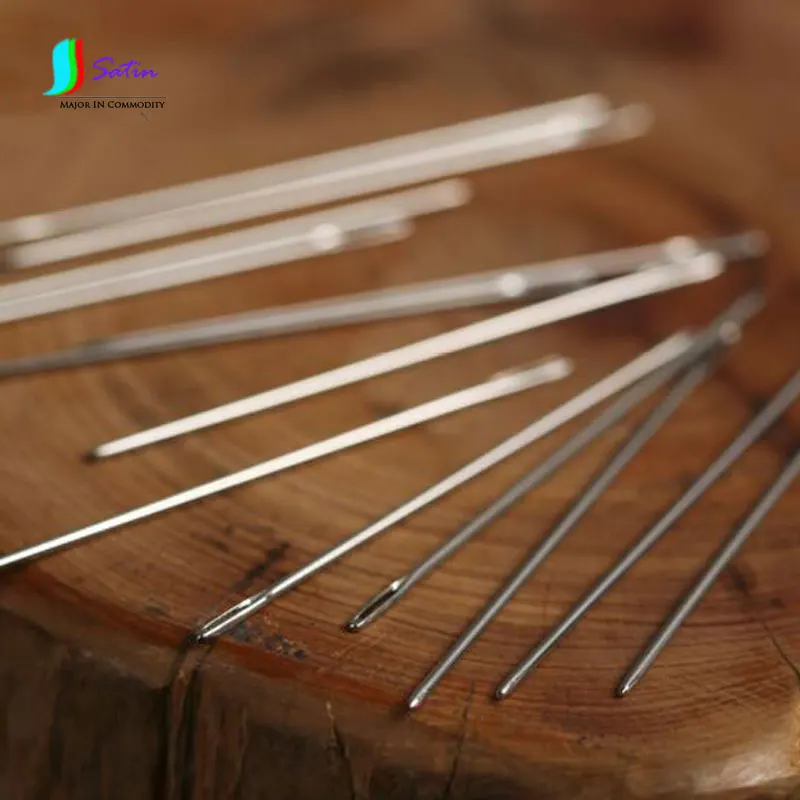 Прошитая вручную кожаная игла Игла DIY кожа мастера инструмента тупой головки не