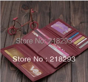 Бесплатная доставка Женский кошелек из натуральной мягкой кожи модный