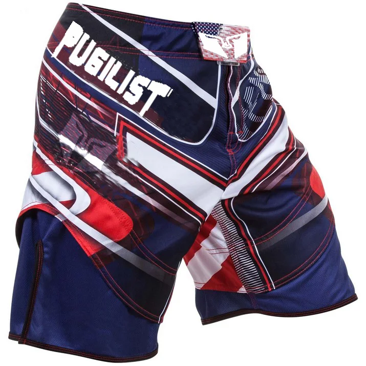 Шорты MMA с национальным флагом героев шорты для фитнеса Свободные тренировочные