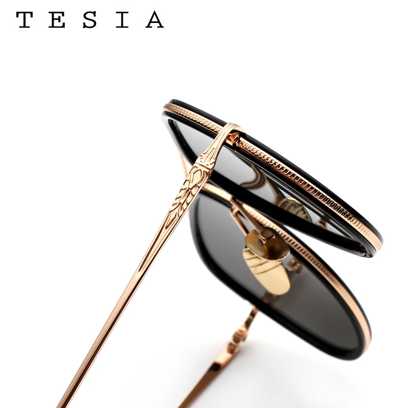TESIA новые роскошные солнцезащитные очки авиаторы большие для женщин и мужчин