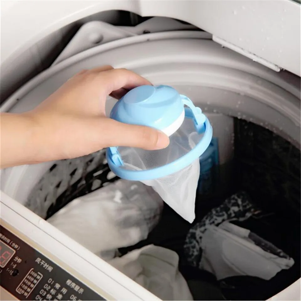 

Washing Machine Lint Filter Bag Floating Pet Fur Catcher Filtering Hair Removal Device Wool Cleaning Supplies Laundry Mesh