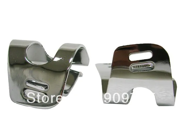 Пара хромированных креплений для фар вилка уши мотоциклетный поплавок Cafe Racer 28