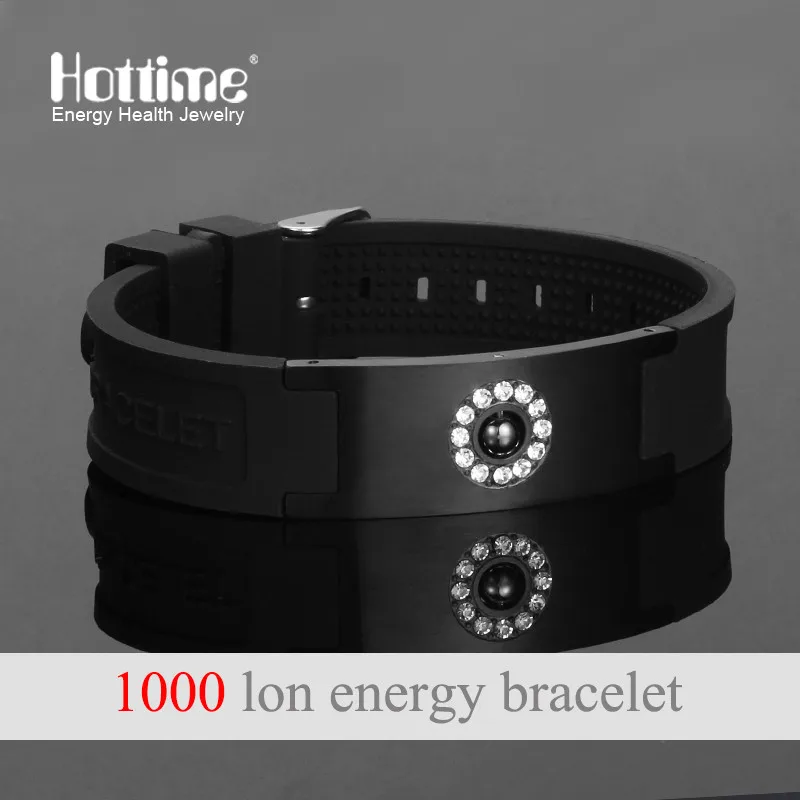 Hottime Tourmaline Energy Balance Bracelet Health Care Jewelry For Mens Germanium Magnetic Bracelets Bangles 20011 | Украшения и