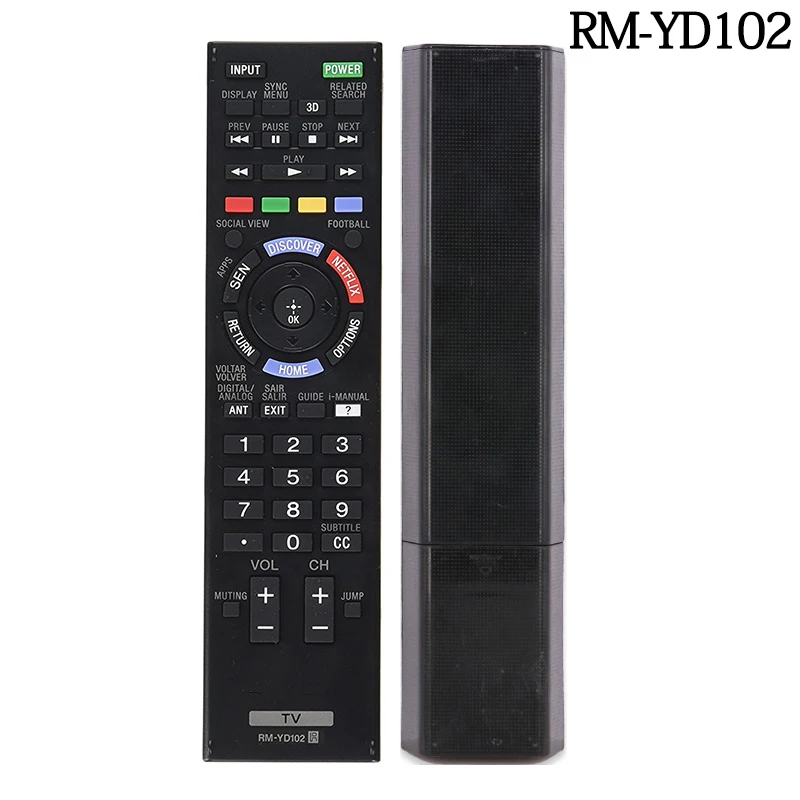 Remote Control RM-YD102 RMYD102 For SONY 3D Bravia XBR, KDL Models TVs