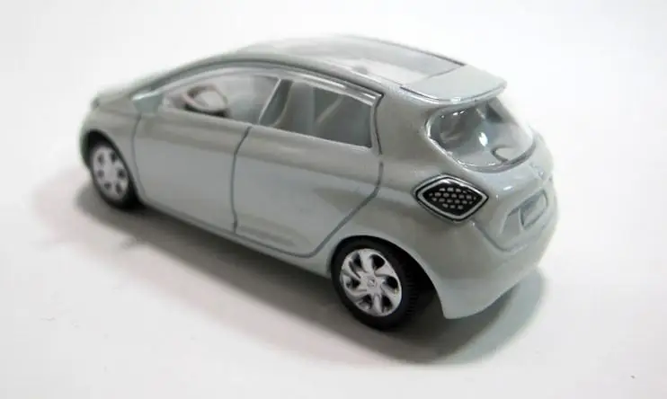 1: 64 передовые модели автомобилей из сплава, высокая имитация RENAULT ZOE, металлические модели, Коллекция игрушечных автомобилей