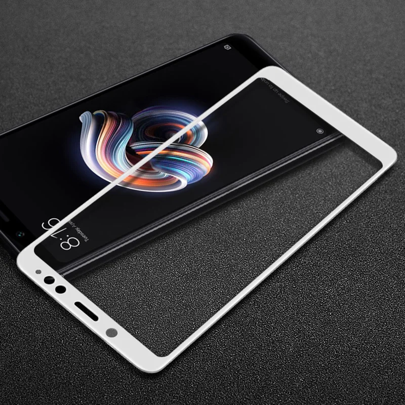 Защитная пленка с полным покрытием стекло защита экрана на xiomi xiaomi redmi note 5 целый п олный закаленное защитное стекло для ксиоми ксаоми ксяоми сяоми редми ноте/ноут 5 полный экран пленка glass protector