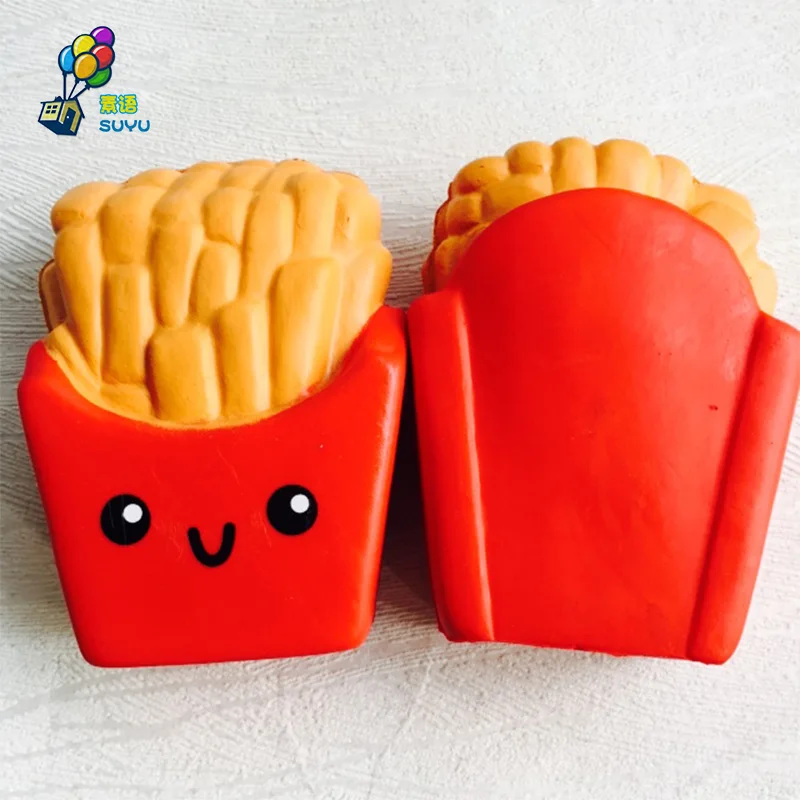 Игрушки-антистресс оптовая продажа 10 шт Kawaii Squishy милый Картофель фри медленно