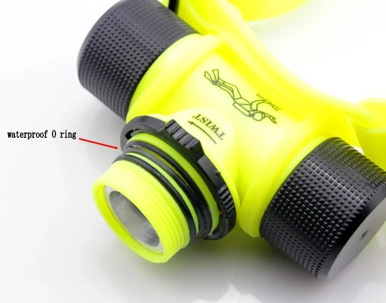 YUPARD 500Lm 20 м Diver Дайвинг 18650 или 3x AAA Q5 светодиодный вспышка светильник фонарь Водонепроницаемый светильник светодиодные противотуманные лампы фары