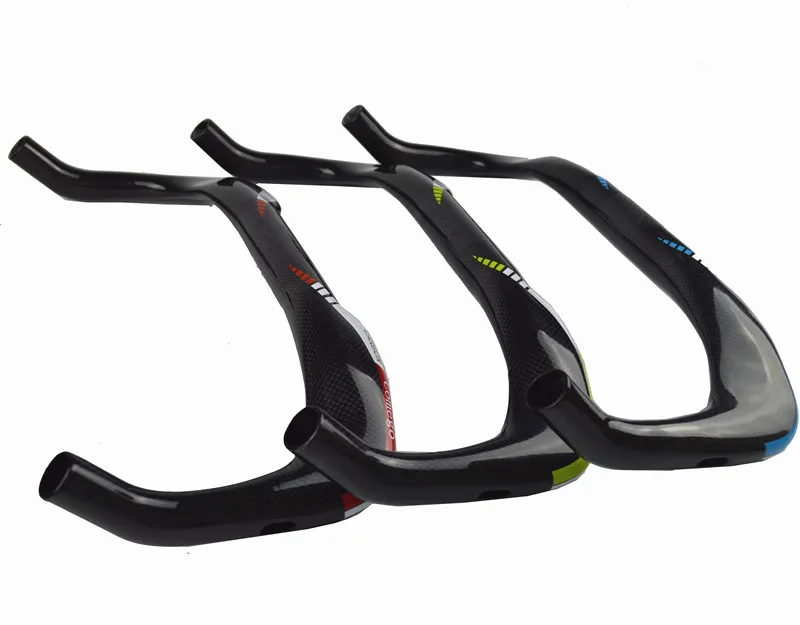 Велосипедный руль полностью углеродное волокно 380 460 мм 3k отделка|handlebar triathlon|tt