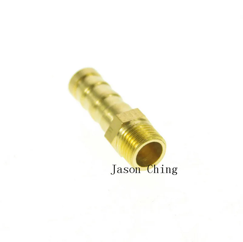 

5 шт. 1/8 "BSPP Соединительный Male-8mm колючий шланг, Латунный переходник