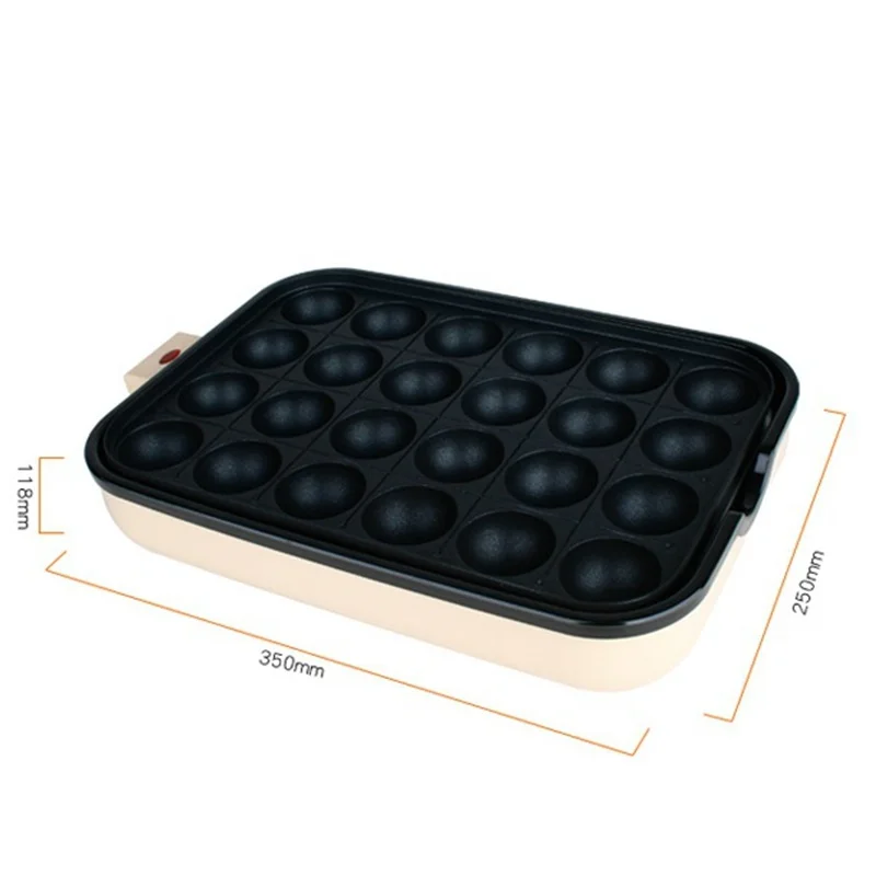 dmwd multifunctional 2 moulds electric griddle 24 holes octopus balls maker barbecue pan takoyaki machine 220v free global shipping