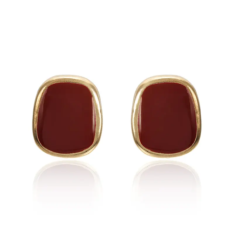 Imitation Rhodium Plated Ретро Модные женские массивные серьги, серьги для свадебной вечеринки, подарок на Рождество - Metal Color: Imitation Rhodium Plated