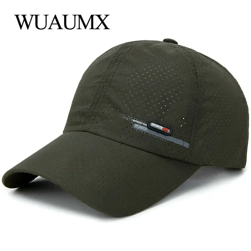Бейсболка Wuaumx для мужчин и женщин Спортивная Кепка скалолазания бега