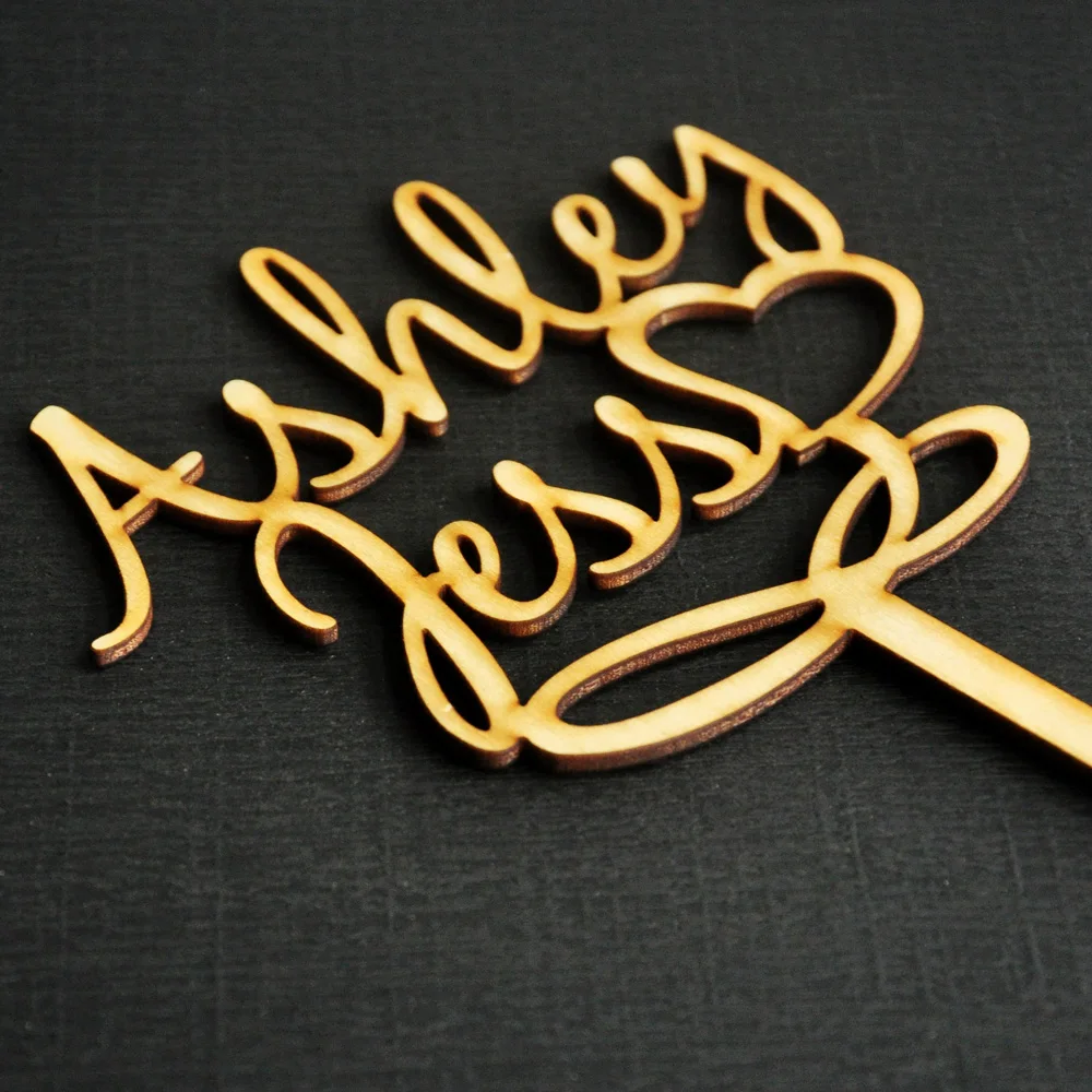 Персонализированный Топпер для торта на годовщину уникальный свадьбу украшение