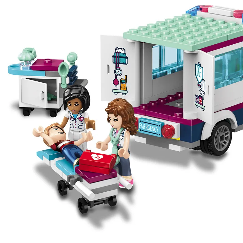 Lele 932 шт Heartlake City Park Love Hospital девушки друзья строительные блоки Совместимые LegoINGlys