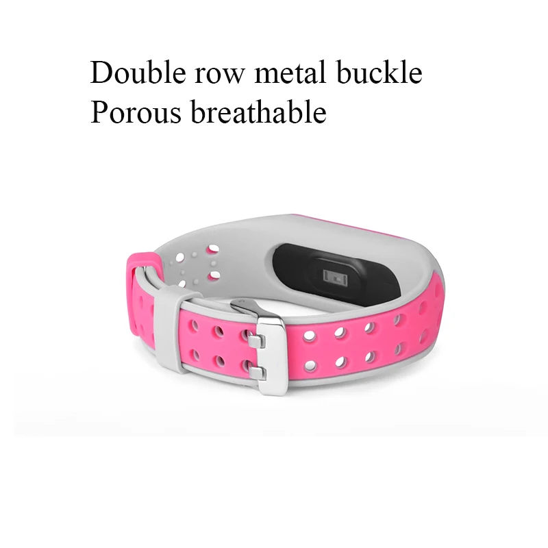 Удобный силиконовый ремешок Boorui mi 3 для xiaomi Band аксессуары с модными цветами и