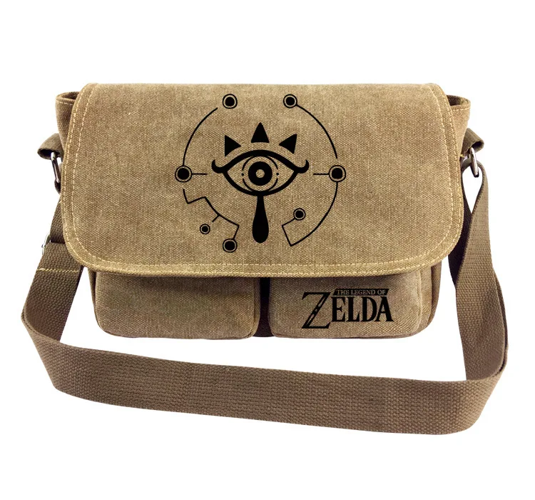Ссылка логотип Zelda модные аниме холщовые сумки через плечо мягкая сумка-мессенджер повседневная хозяйственная сумка для девушек Новинка