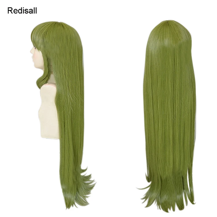Fate Apocrypha косплей парик Rikudo Reika зеленый длинный прямой FGO убийца синтетические
