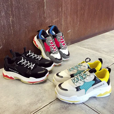 Бренд 2018 новейшая женская повседневная обувь весна уличная прогулочная дышащая