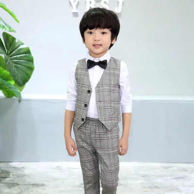 Решетчатые костюмы для мальчиков на свадьбу раньше куртка костюм garcon смокинг