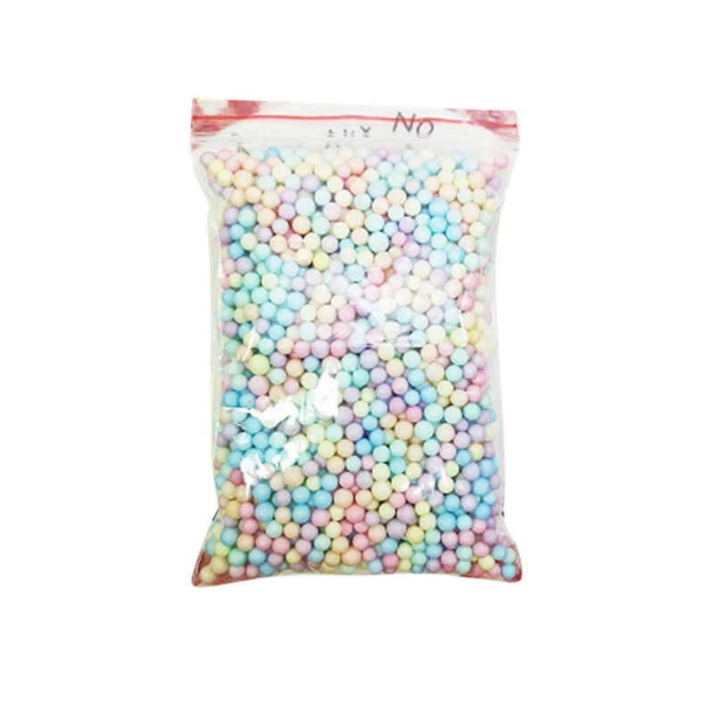 9 (large particles) Теплый цвет снег грязь частицы аксессуары крошечные пенопластовые бусины слизи Шары поставки - Цвет: 9 (large particles)