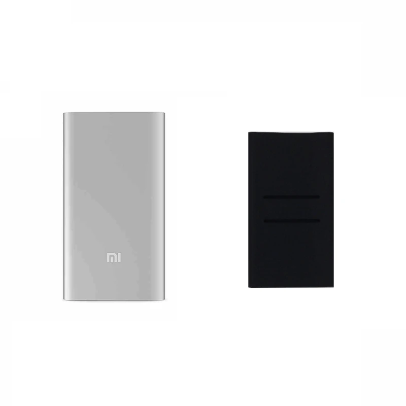 Add Black Case Xiaomi Mi внешний аккумулятор 5000 мАч портативное зарядное устройство тонкий 5000 мАч Внешний аккумулятор для iPhone samsung huawei - Цвет: Add Black Case
