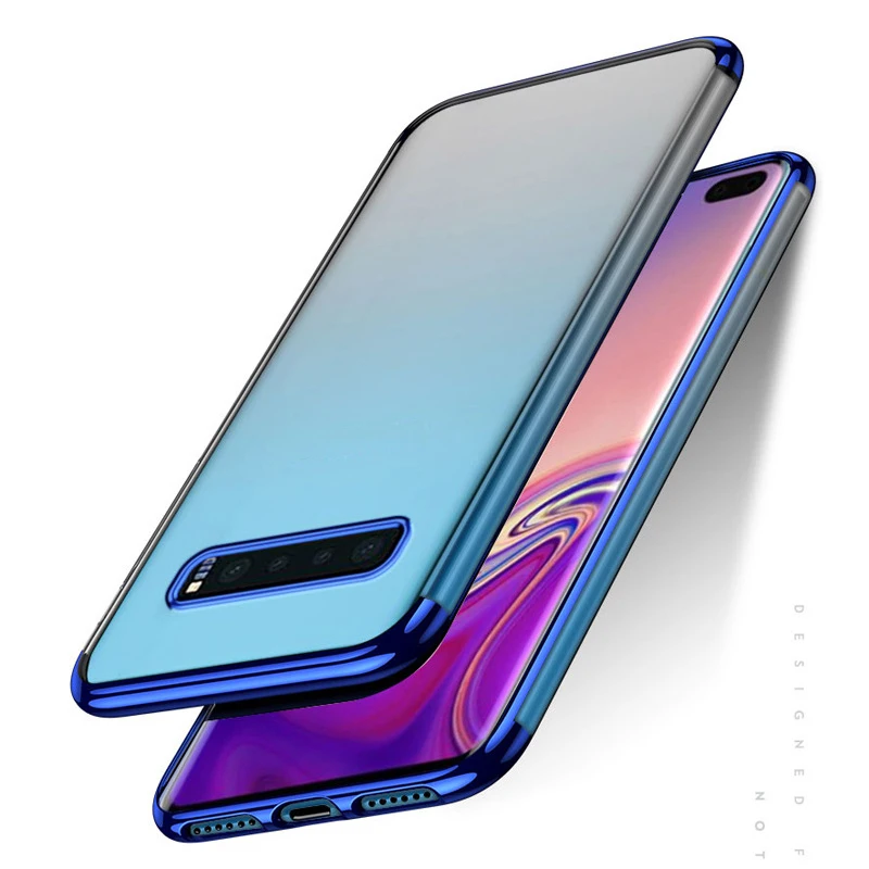 Мягкий чехол для телефона samsung Galaxy S10 E ультра тонкий мягкий Силиконовый противоударный чехол для samsung Galaxy S10 Plus S 10 Чехол