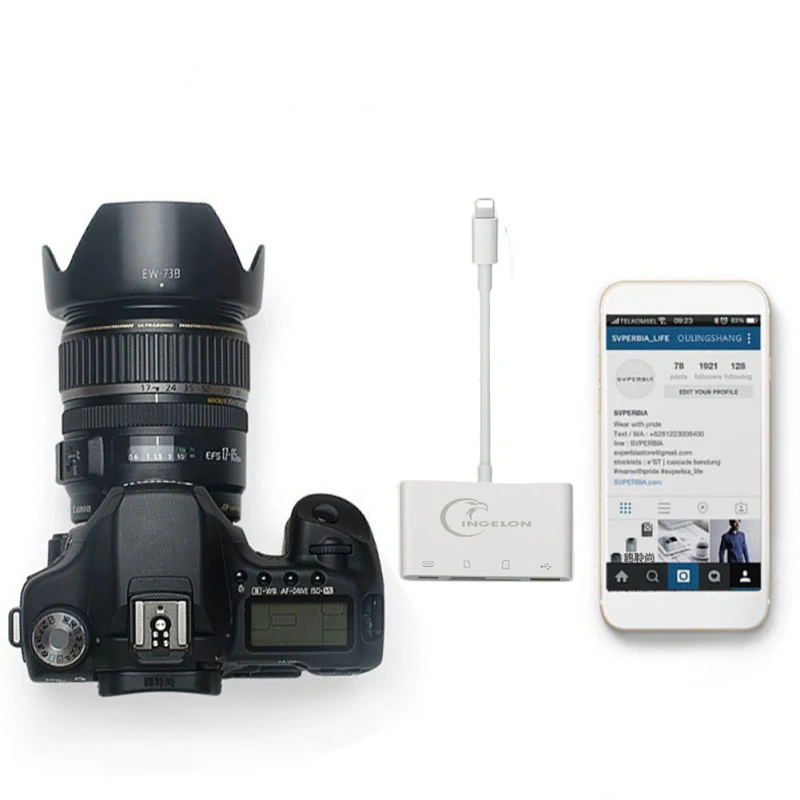 Устройство для чтения SD карт Micro OTG смарт адаптер iPhone iPod Apple карты памяти