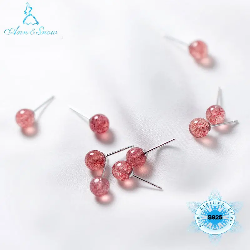 Женские серьги 2018 из стерлингового серебра 925 пробы с лунным камнем кристалл 10 мм