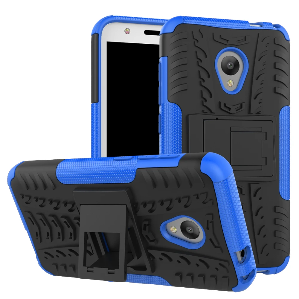 alcatel U5 Case 5.0inch TPU &amp PC Dual Armor with Stand Hard Silicone Cover For Alcatel 5047 5047Y Phone | Мобильные телефоны и