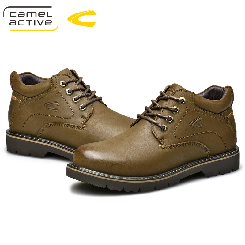 Новинка мужские зимние ботинки Camel Active модные удобные амортизирующие ковбойские