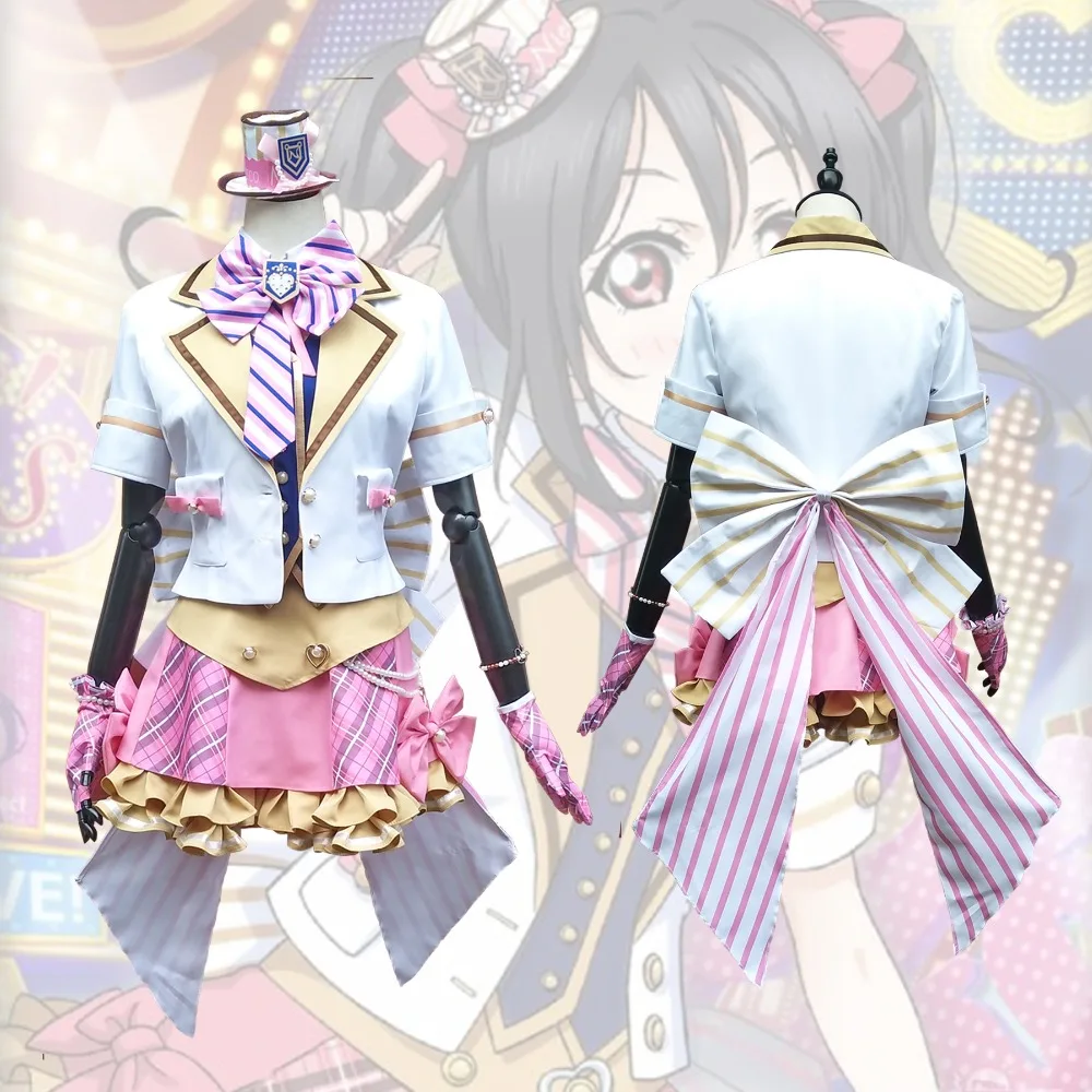 Новый 2018 LoveLive! Костюм для косплея кард ХР язава Нико маскарадное платье костюмы