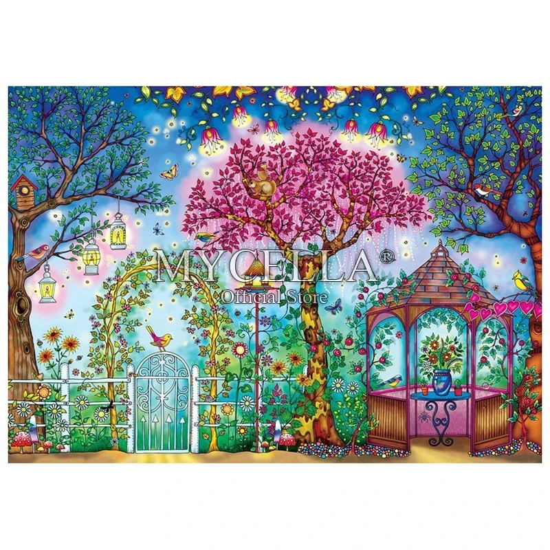 Алмазная 5D картина сделай сам птицы садоводство и цветы летняя мозаика ручной