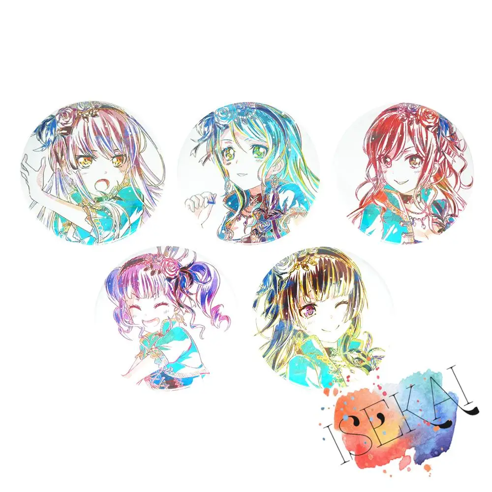 Взгляд! Значок брошь в стиле аниме игровой значок Roselia Yukina Minato Sayo Hikawa Lisa Imai Ako Udagawa