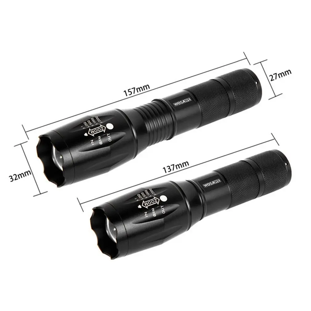 

Outdoor Waterproof Bicycle Light 1000lm 5 Adjustable Mode T6 LED Flexible Headlight Front Torch BCD-411