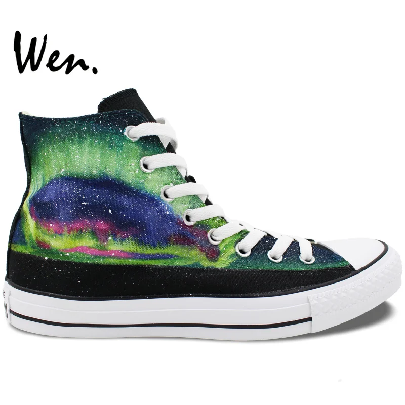 Вэнь дизайн с ручной росписью обуви оригинальные красочные мужские женские