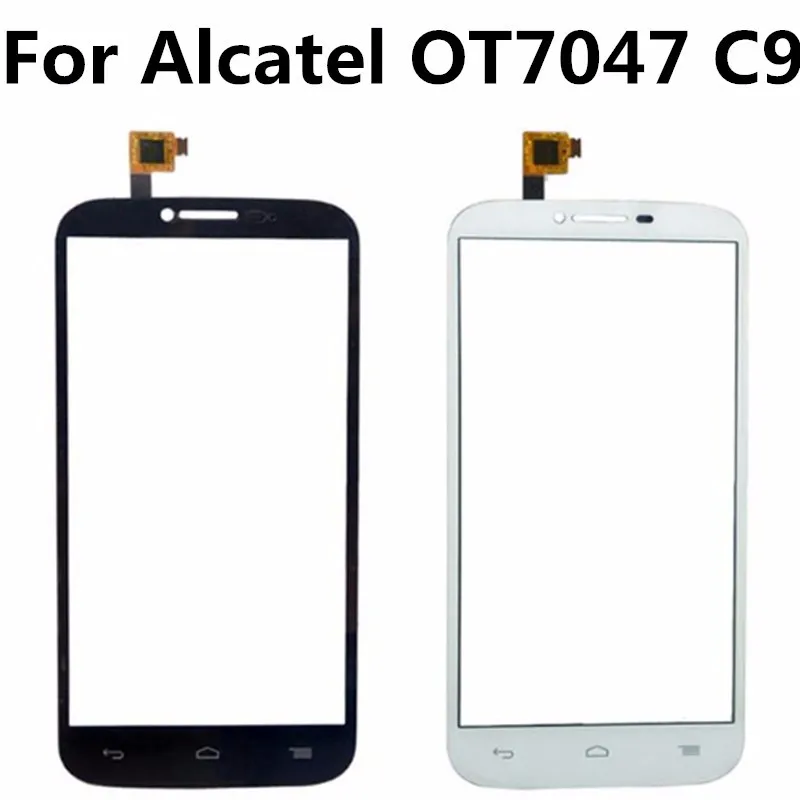 Черный белый цвет Сенсорный экран для Alcatel One touch Pop C9 OT7047 7047 7047A сенсорный Панель