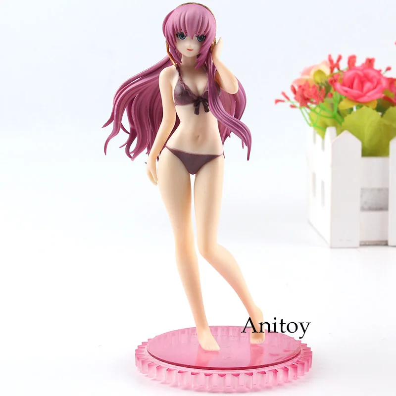 Luka in bag S-стиль- Супер Sonico Hatsune Miku фигурка кукла в купальнике Ver. 1/12 Масштаб ПВХ фигурка Коллекция Модель игрушки - Цвет: Luka in bag