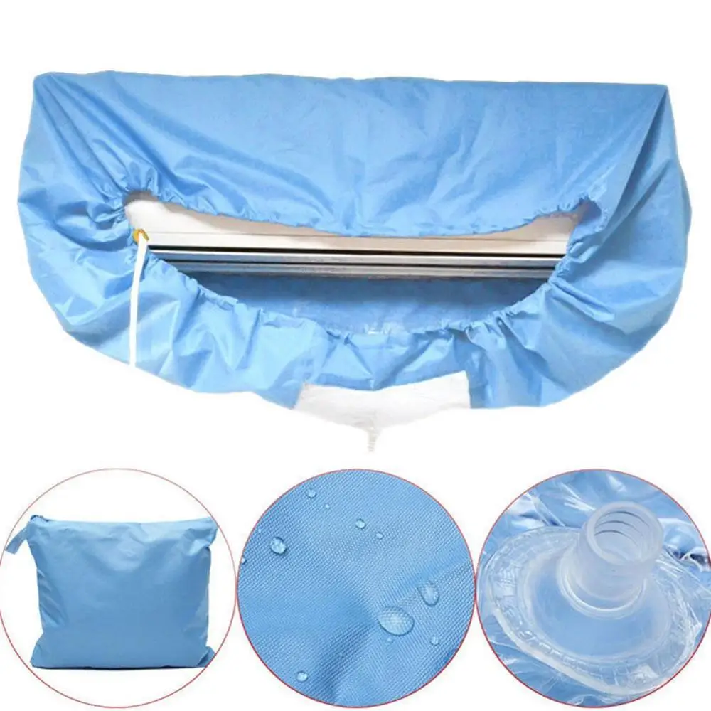 Air Conditioning Cover Washing Wall Mounted Conditioner Cleaning Protective Dust Clean Tool | Спорт и развлечения
