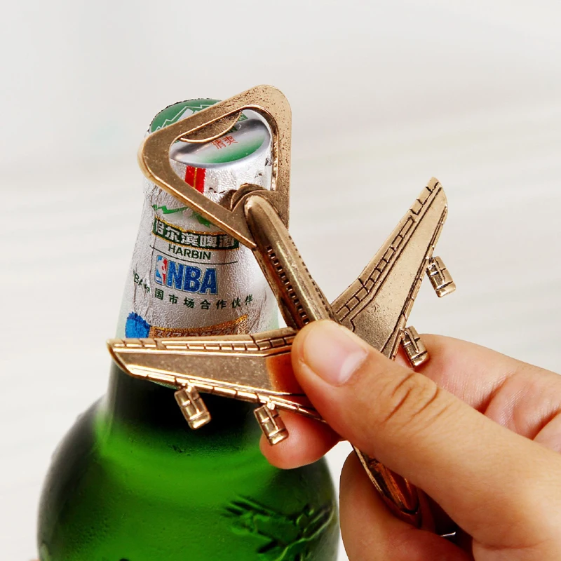 

(20 pieces/lot) Wedding Souvenirs Giveaways For Guests Retro Classic Airplane Bottle Opener "Our Adventure Begins" Opener BO012