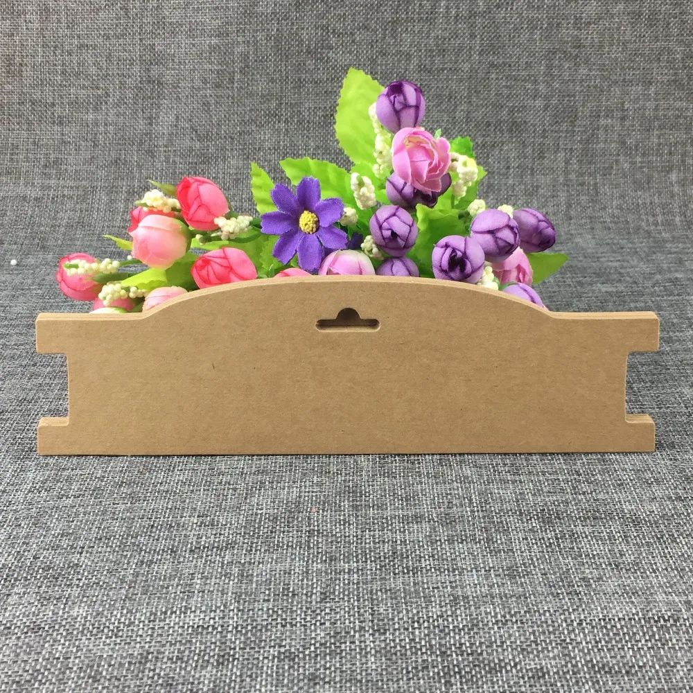 Новинка крафт бумага для волос зажим бандаж карточка ювелирных изделий без