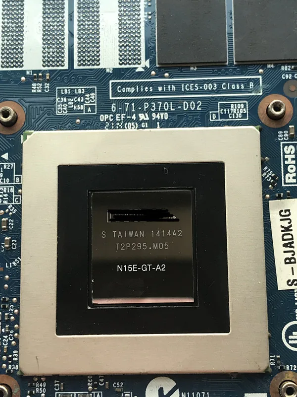 Новинка видеокарта GTX870M GTX 870M Vga графическая карта N15E-GT-A2 3 ГБ для ноутбука DELL Clevo