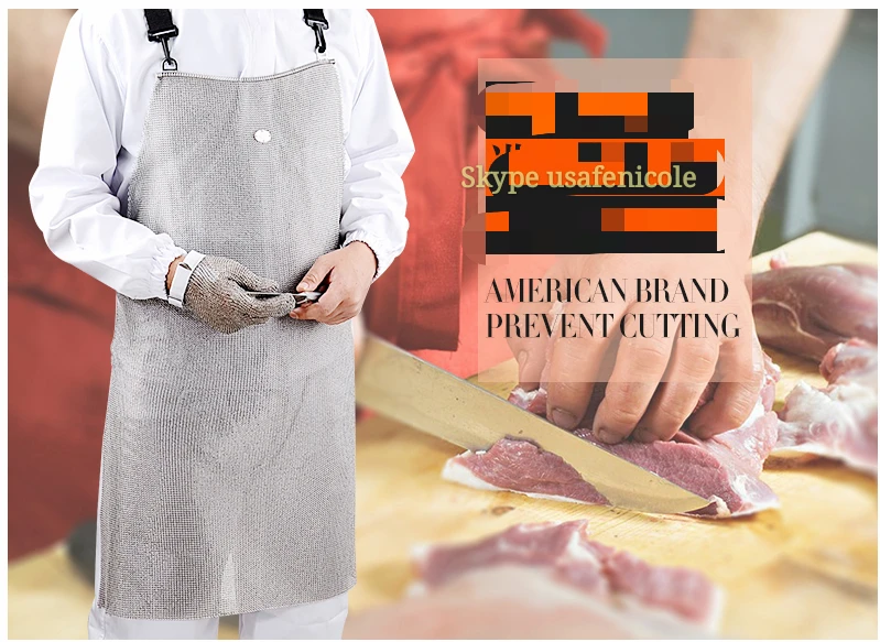 316L устойчивый к порезам нож защита желудка цепь из нержавеющей стали почтовый